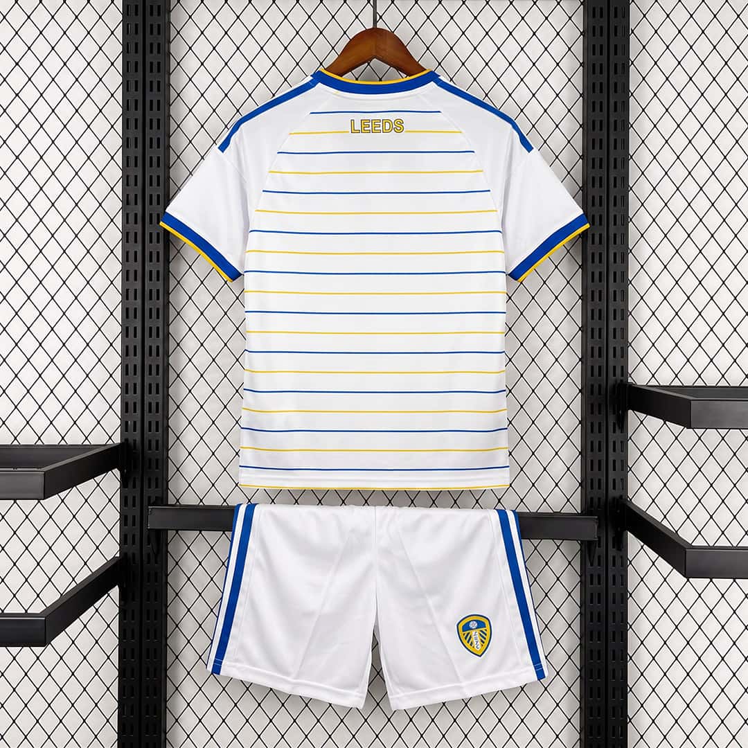 Leeds United Home Kit 26/27 Fan Edition - Kids - Free Personalisation + Patches!