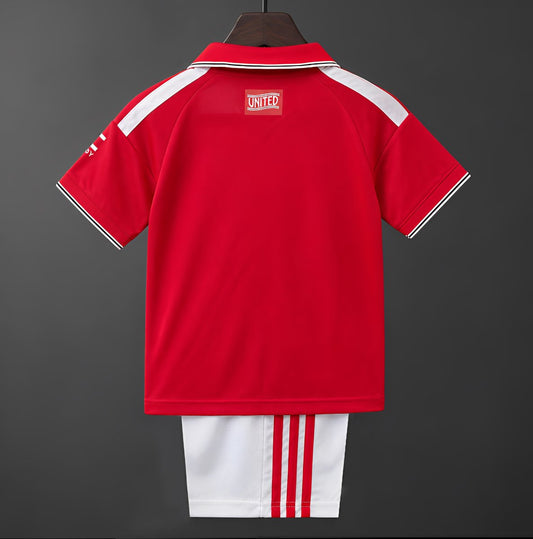 Manchester United Home Kit 26/27 Fan Version - Kids - Free Personalisation + Patches!