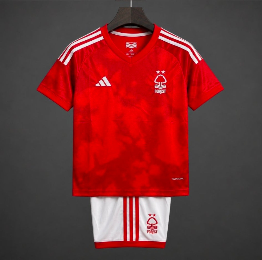 Nottingham Forest Home Kit 26/27 Fan Edition - Kids - Free Personalisation + Patches!