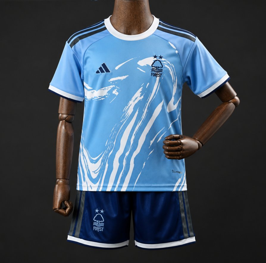 Nottingham Forest Third 3rd Kit 26/27 Fan Edition - Kids - Free Personalisation + Patches!