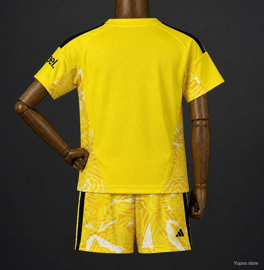 Arsenal Yellow Goalkeeper Kit 26/27 Fan Version - Kids - Free Personalisation + Patches!