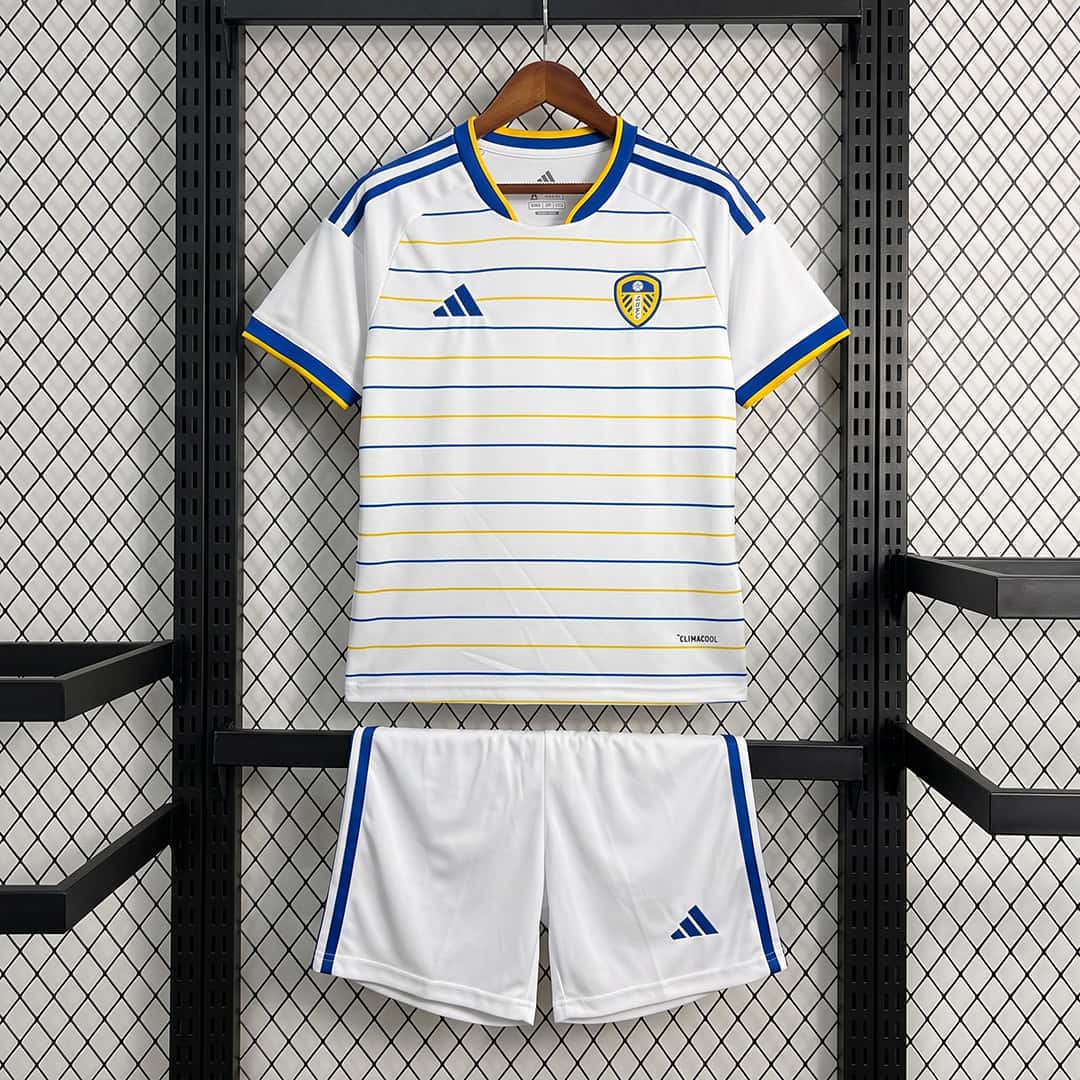 Leeds United Home Kit 26/27 Fan Edition - Kids - Free Personalisation + Patches!