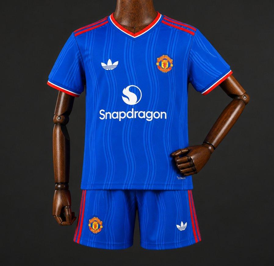 Manchester United Away Kit 26/27 Fan Edition - Kids - Free Personalisation + Patches!