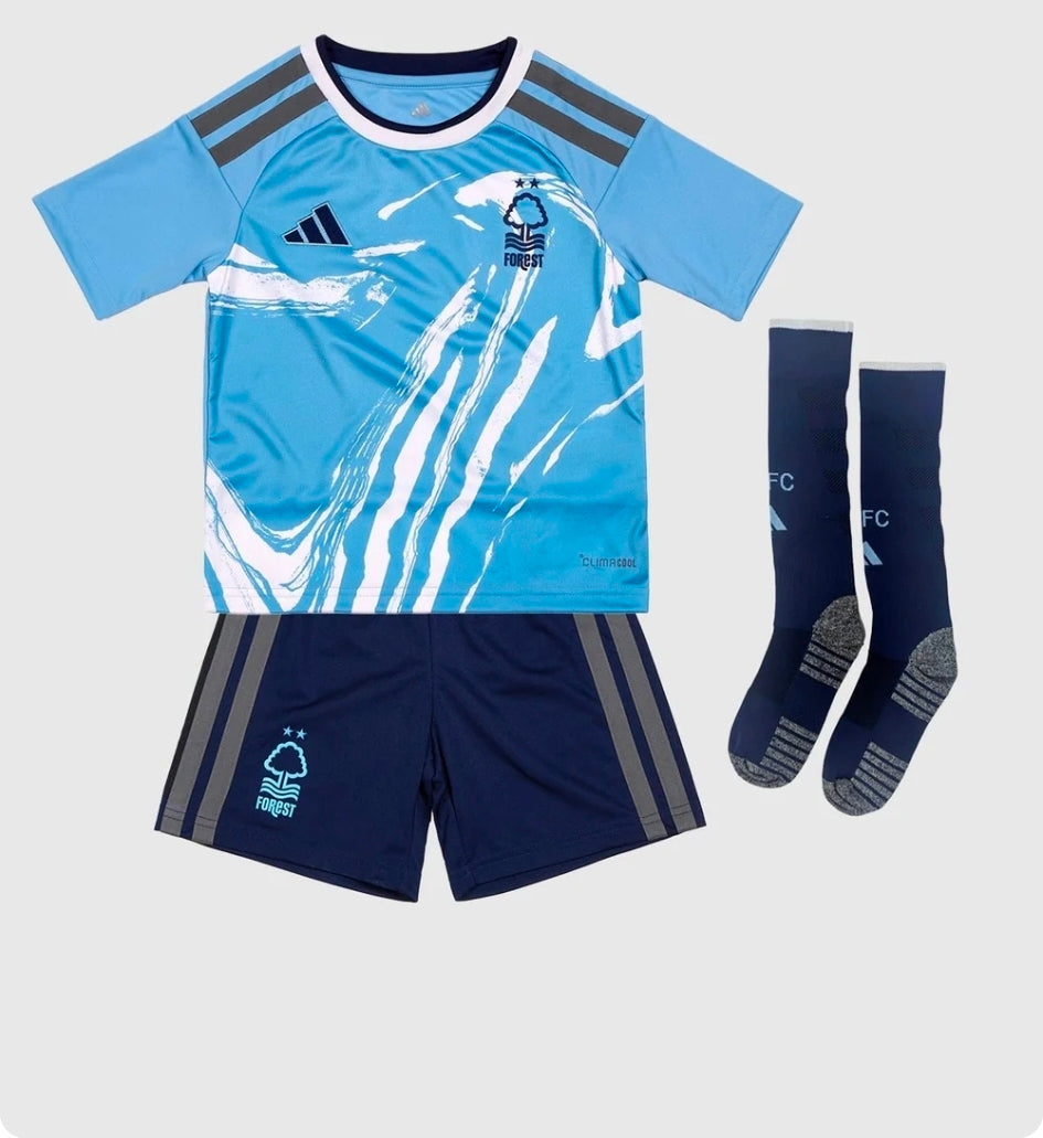 Nottingham Forest Third 3rd Kit 26/27 Fan Edition - Kids - Free Personalisation + Patches!